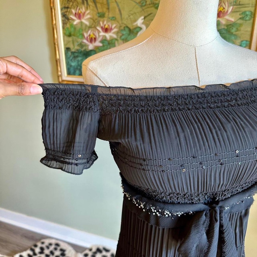 Cache off shoulder embellished dress - Picture 5 of 8